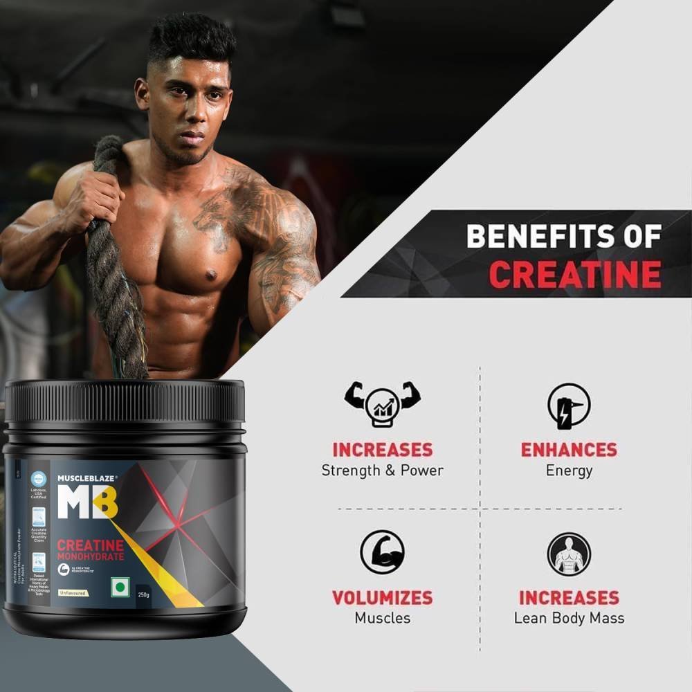 Buy Muscleblaze Creatine Monohydrate Fitnesstack