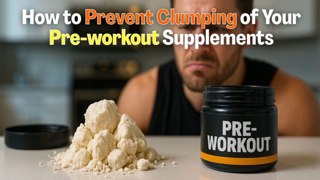 How to Prevent Clumping of Your Pre-workout Supplements
