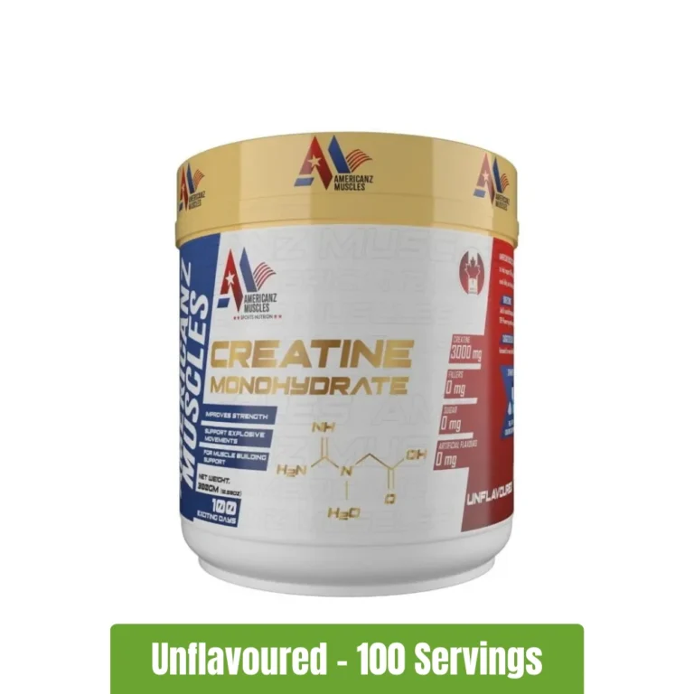 Americanz Muscles Creatine Monohydrate _ 100 Servings - Unflavored