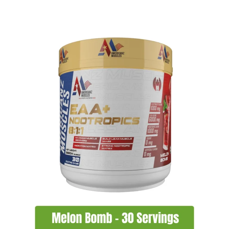 Americanz Muscles EAA + Nootropics 811 _ 30 Servings - Melon Bomb