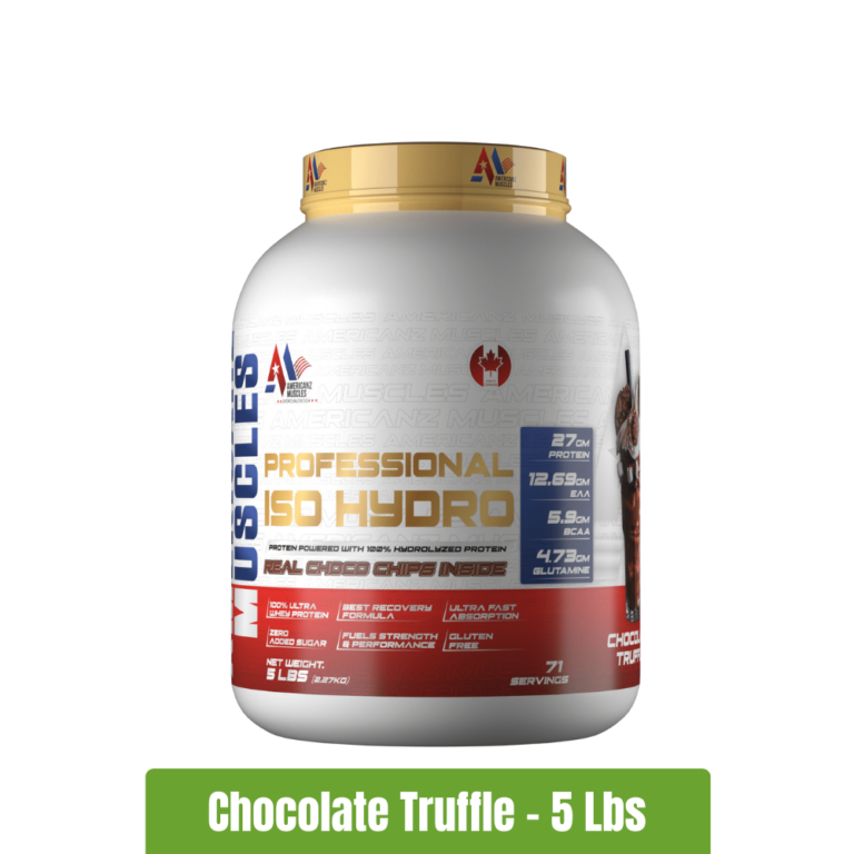 Americanz Muscles Professional ISO Hydro Protein _ 5 Lbs - Chocolate Truffle