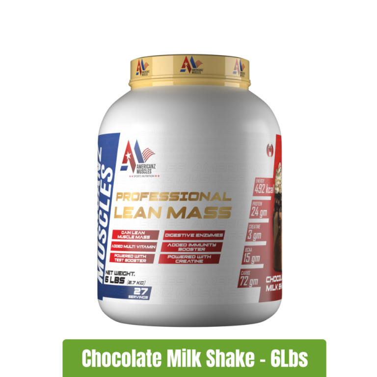 Americanz Muscles Professional Lean Mass 6 Lbs - Chocolate Milkshake