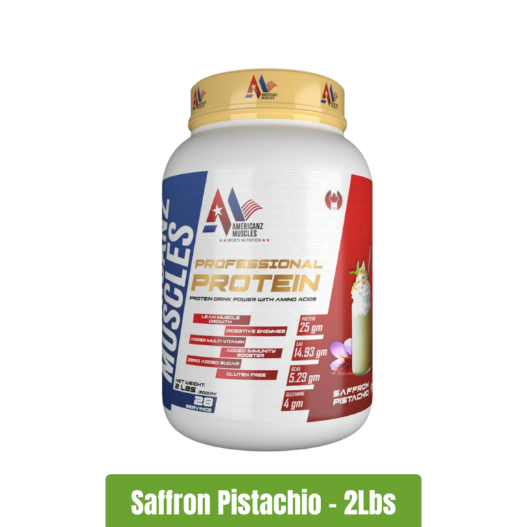 Americanz Muscles Professional Protein - Saffron Pistachio - 2Lbs