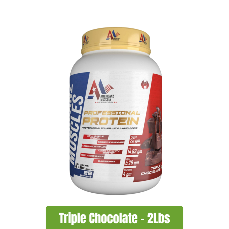 Americanz Muscles Professional Protein - Triple Chocolate - 2Lbs