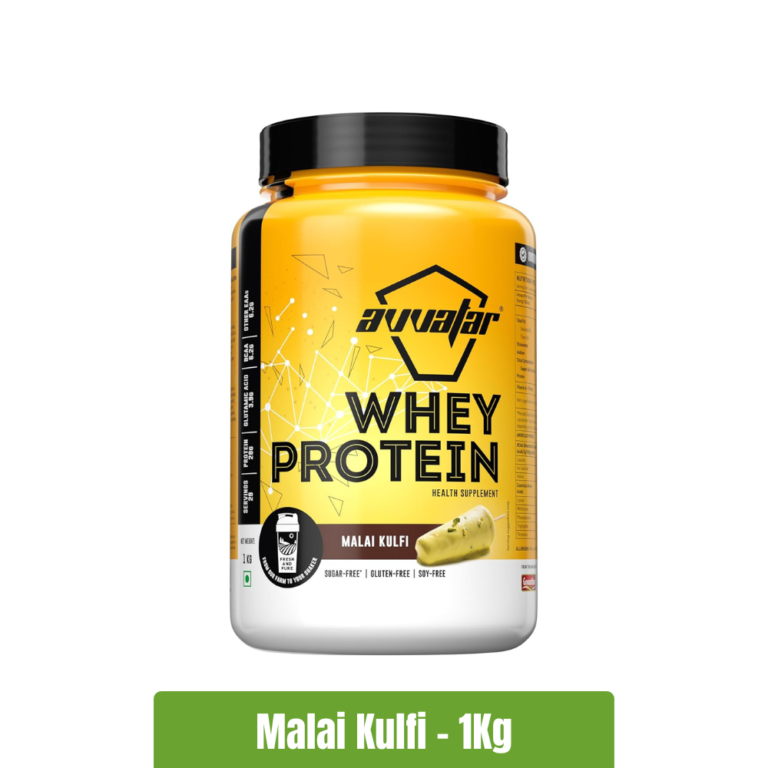 Avvatar Whey Protein _ 1 KG - Malai Kulfi