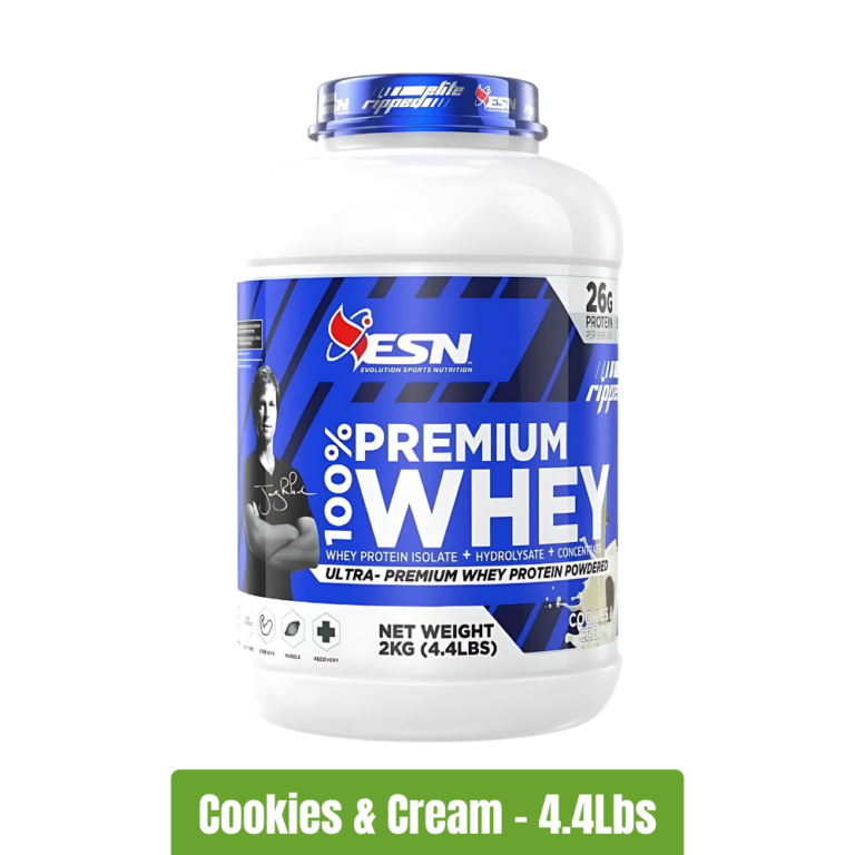 ESN 100% Premium Whey - Cookies & Cream - 4.4 lbs