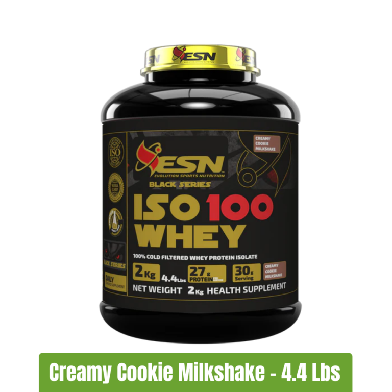 ESN Black Series Iso 100 Whey - 4.4 Lbs - Creamy Cookie Milkshake