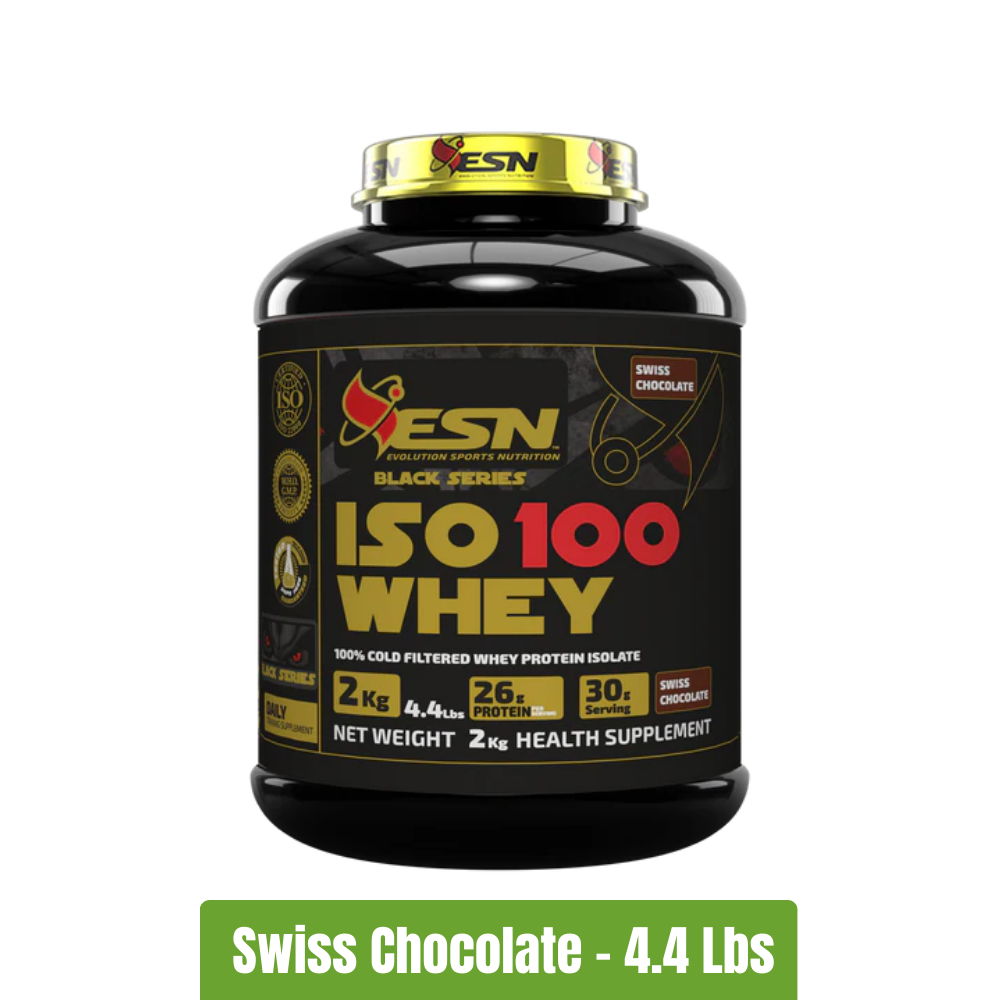 ESN Black Series Iso 100 Whey - 4.4 Lbs - Swiss Chocolate