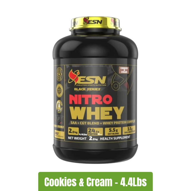 ESN Black Series Nitro Whey - Cookies & Cream - 4.4 Lbs