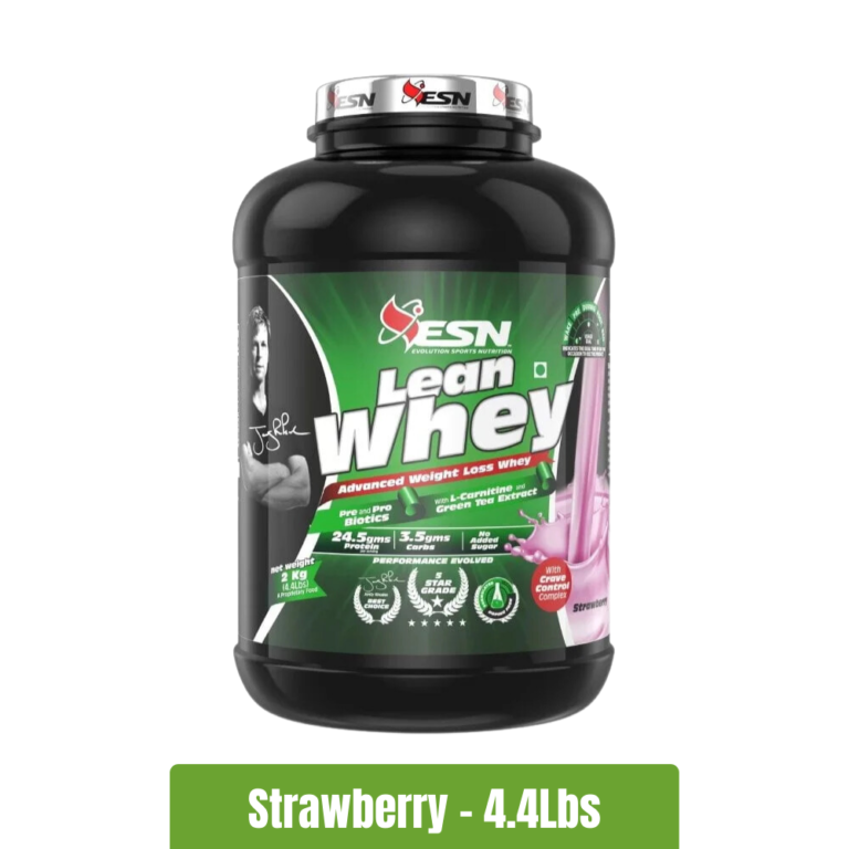 ESN Lean Whey Protein - Strawberry - 4.4 Lbs