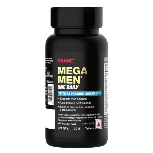 GNC Mega Men One Daily Multivitamin-30 Tablets