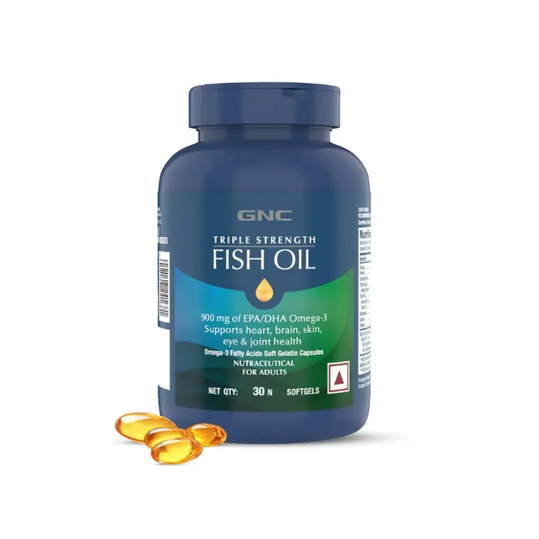 GNC Triple Strength Fish Oil - 30 Capsules