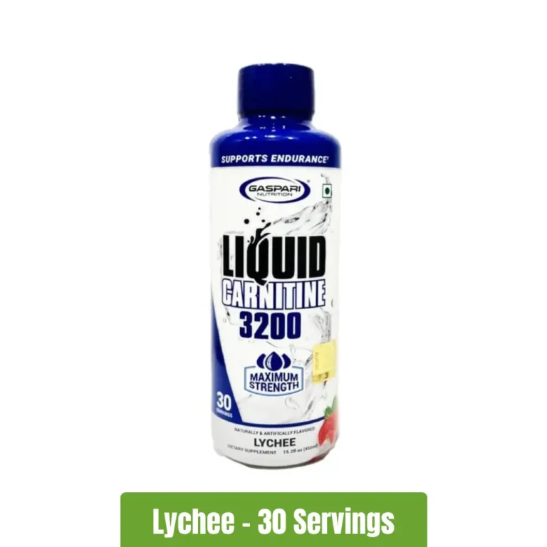 Gaspari Nutrition Liquid Carnitine 3200mg 30 Servings - Lychee