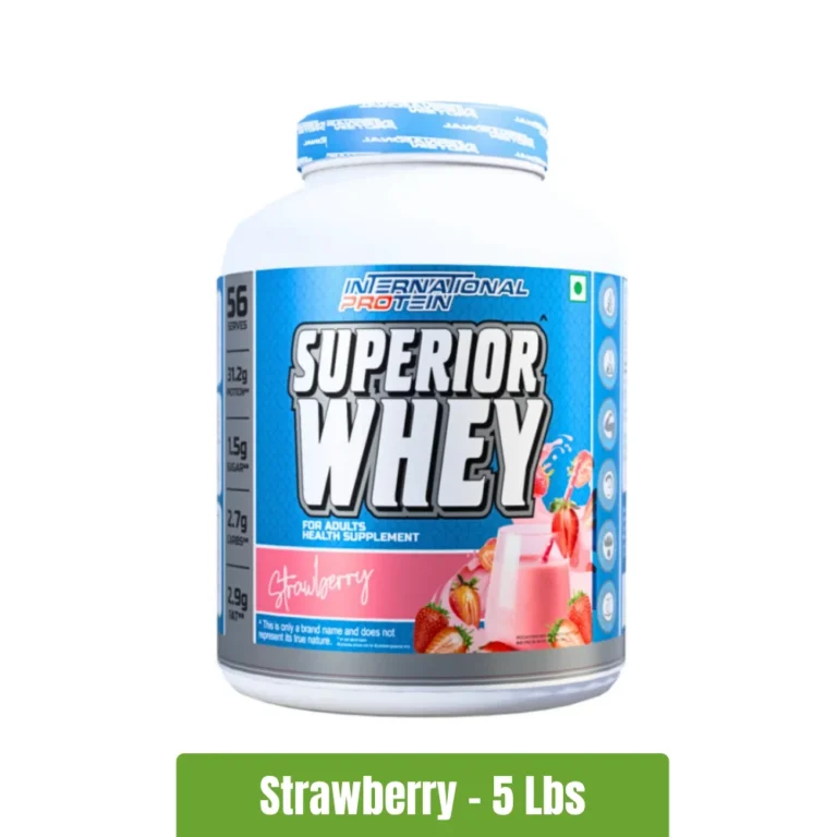 International Protein Superior Whey _ 5lbs - Strawberry