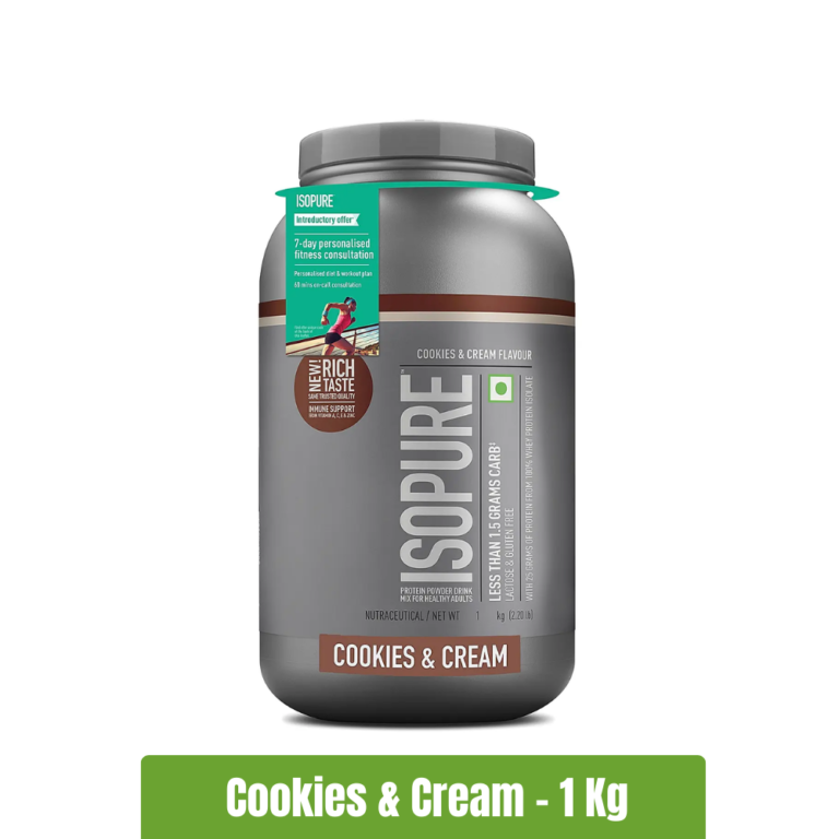 Isopure Protein Powder - 1 Kg (2.20 Lb) - Cookies & Cream