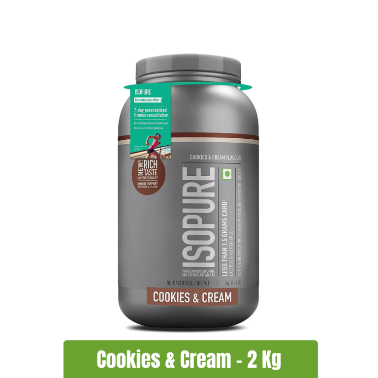 Isopure Protein Powder - 2 Kg (4.41 Lb) - Cookies & Cream