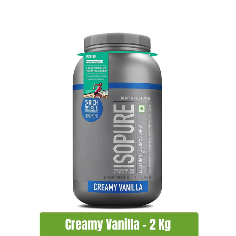 Isopure Protein Powder - 2 Kg (4.41 Lb) - Creamy Vanilla