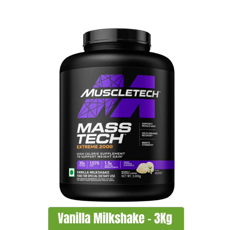 MuscleTech Mass Tech Extreme 2000 3 Kg - Vanilla Milkshake