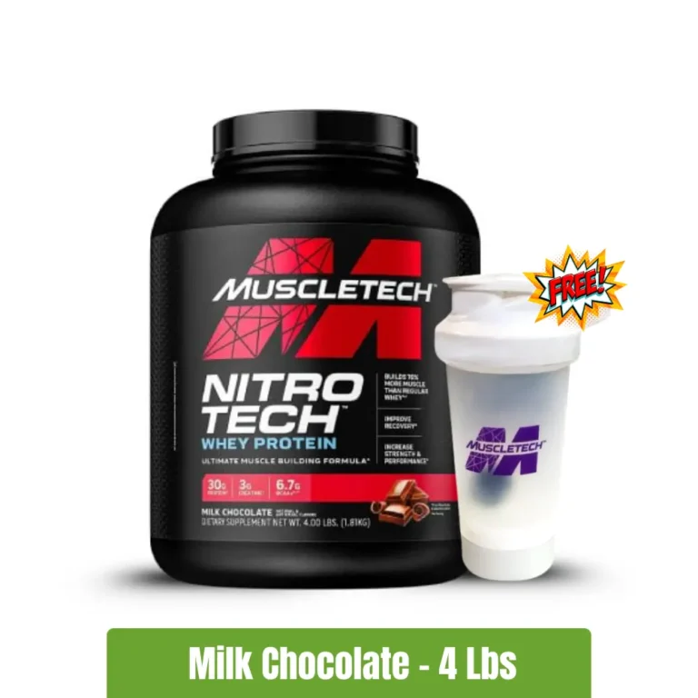 MuscleTech NitroTech Whey Protein 4 Lbs (1.81kg) - Milk Chocolate