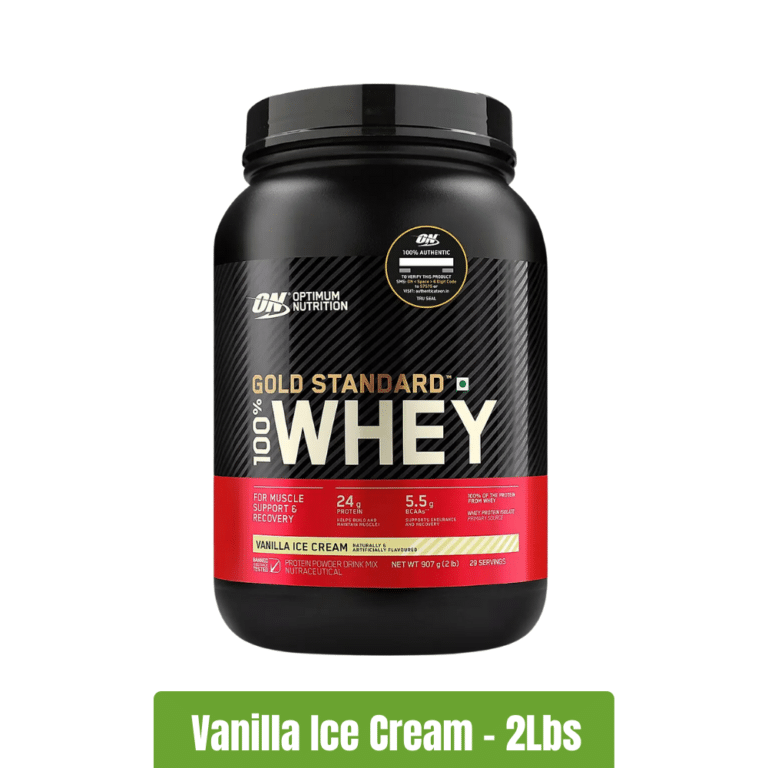 ON Gold Standard 100% Whey Protein - Vanilla Ice Cream - 2Lbs