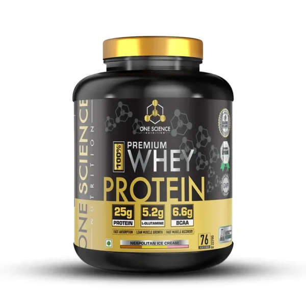 One Science 100% Premium Whey Protein - 5 Lbs - New Image