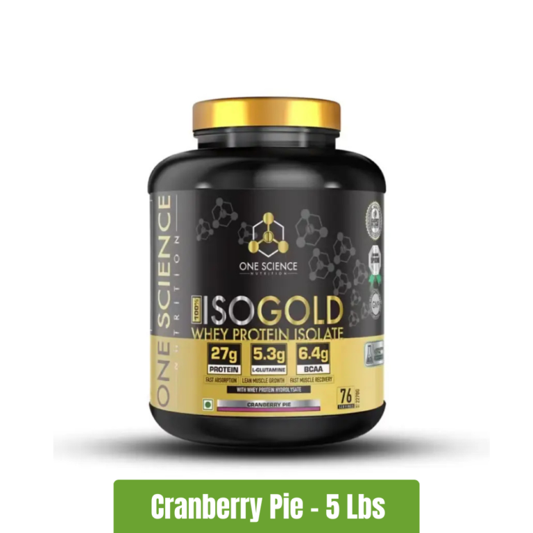 One Science ISO Gold Whey - 5 Lbs - Cranberry Pie