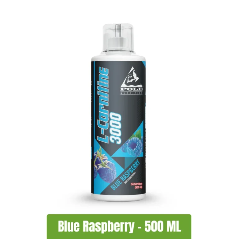 Pole Nutrition L-Carnitine Liquid _ 500 ml - Blue Raspberry