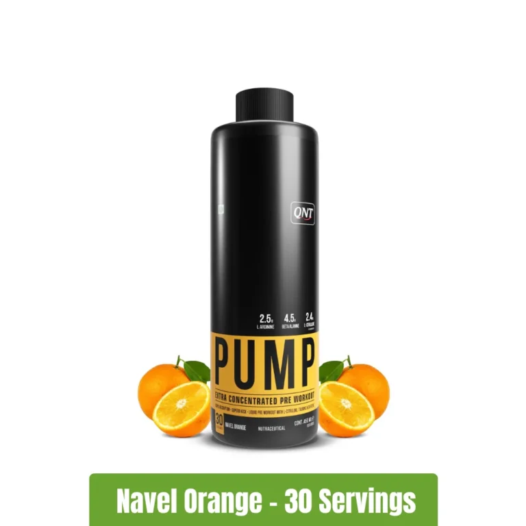 QNT PUMP Extra Concentrated Liquid Pre-Workout _ 30 Servings - Navel Orange