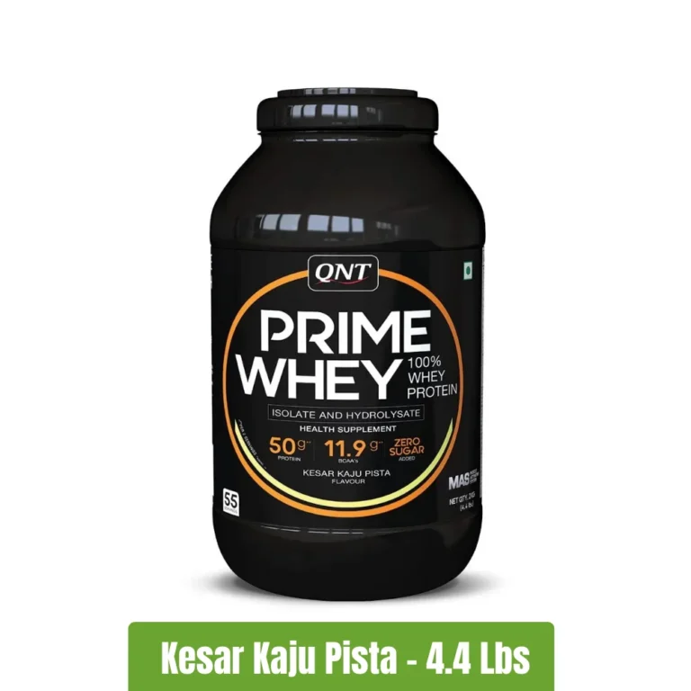 QNT Prime Whey 100% Whey Protein _ 4.4 Lbs - Kesar Kaju Pista