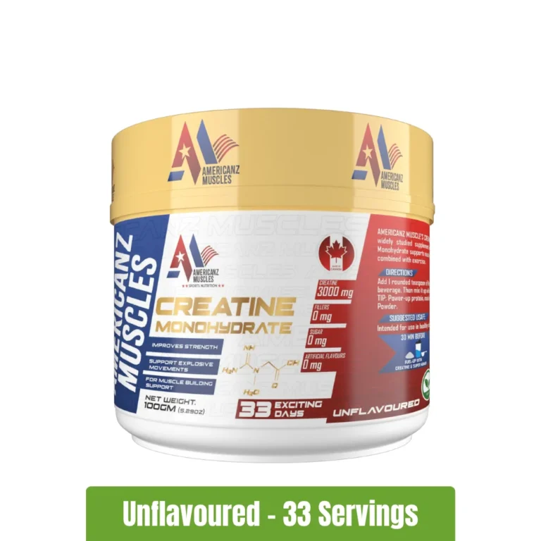 Americanz Muscles Creatine Monohydrate _ 33 Servings - Unflavored