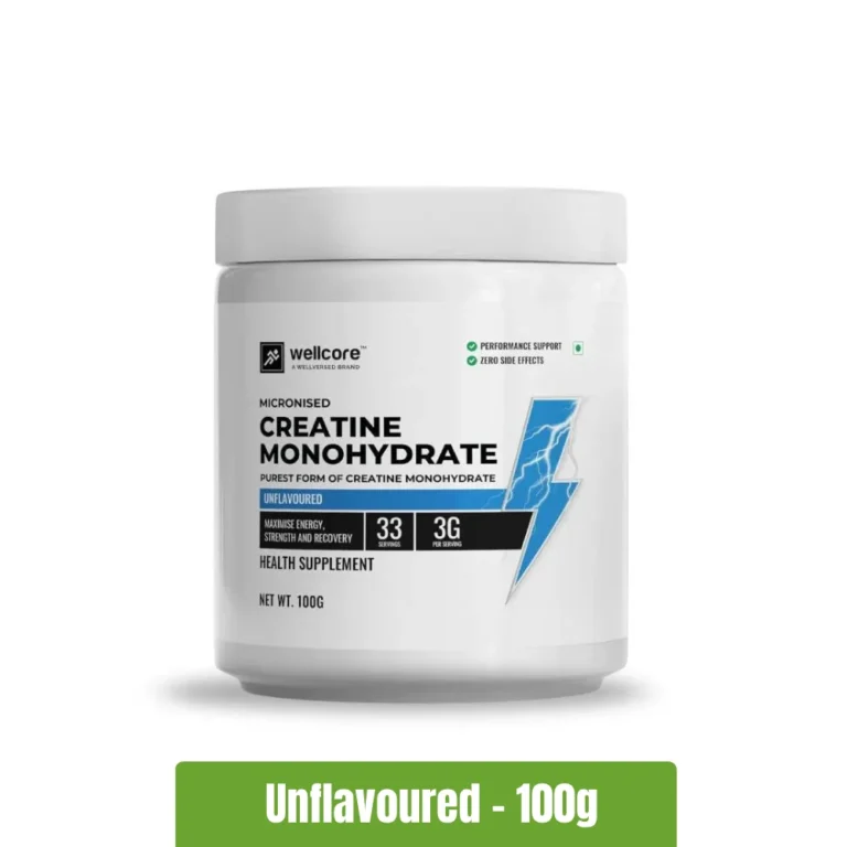 Wellcore Micronised Creatine Monohydrate Powder - 100g, Unflavored