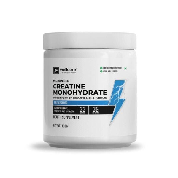 Wellcore Micronised Creatine Monohydrate Powder