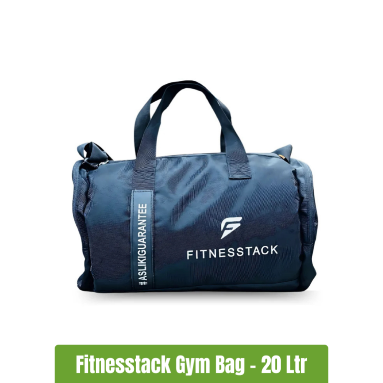 Fitnesstack Gym Bag _ 20 Ltr - Black