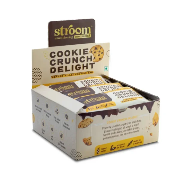 Stroom Protein Bar Cookie Crunch Delight, 63g