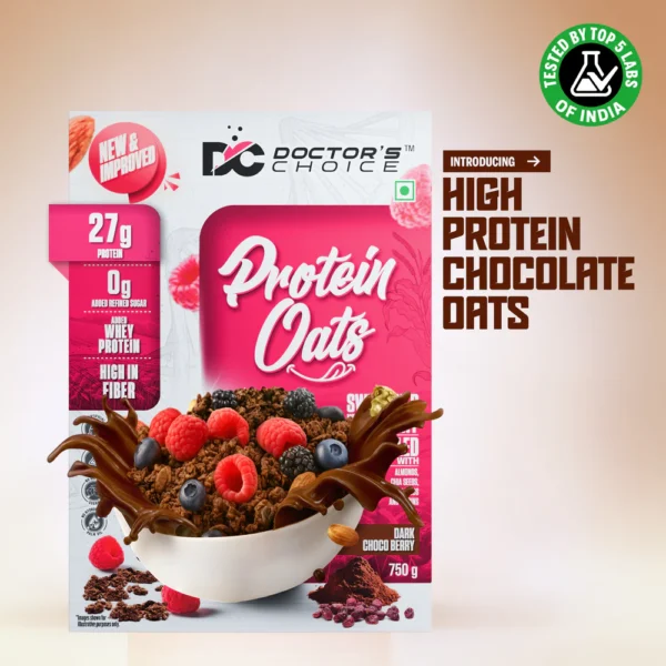 Doctor's Choice Protein Oats - 750 g - New Pack