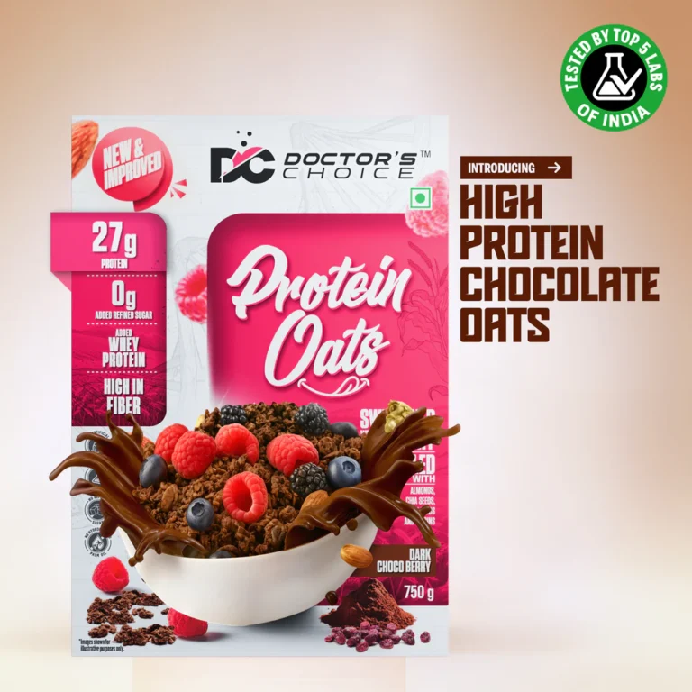 Doctor's Choice Protein Oats - 750 g - New Pack