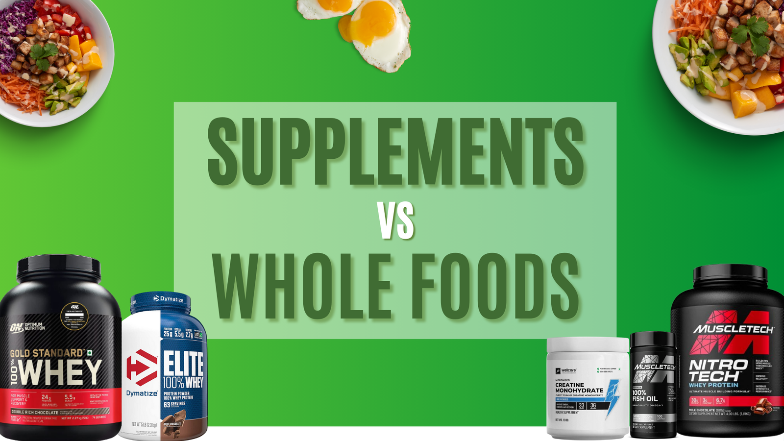 Is Relying on Supplements Instead of Food a Smart Choice?