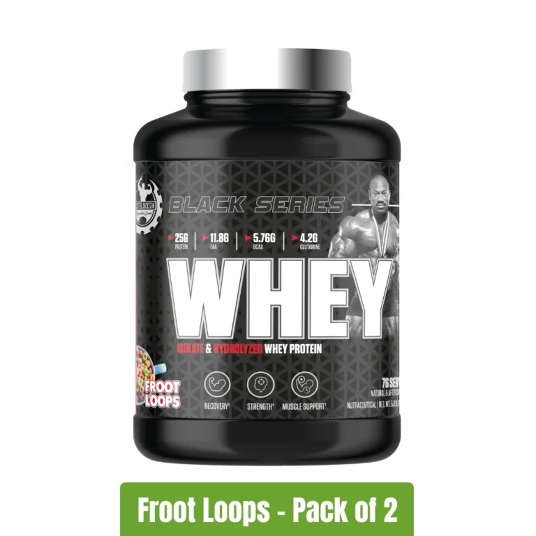 Dexter Jackson Black Series Whey _ Pack of 2 (5Lbs + 5Lbs) - Frooty Loops