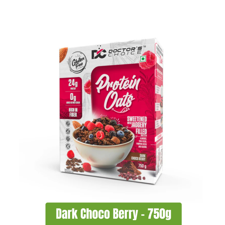 Doctor's Choice Protein Oats - 750 g - Dark Choco Berry