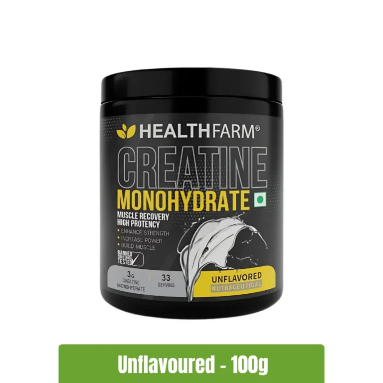 Healthfarm Creatine Monohydrate 100g, Unflavored