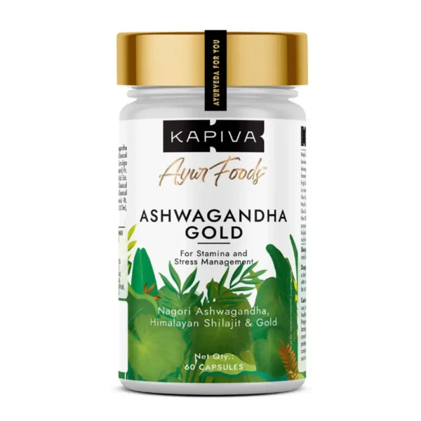 Kapiva Ashwagandha Gold Capsules - New Pack