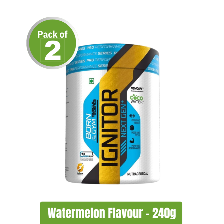 Muscle Science Ignitor NexGen Pre-Workout _ Pack of 2 (30+30 Servings) - Watermelon