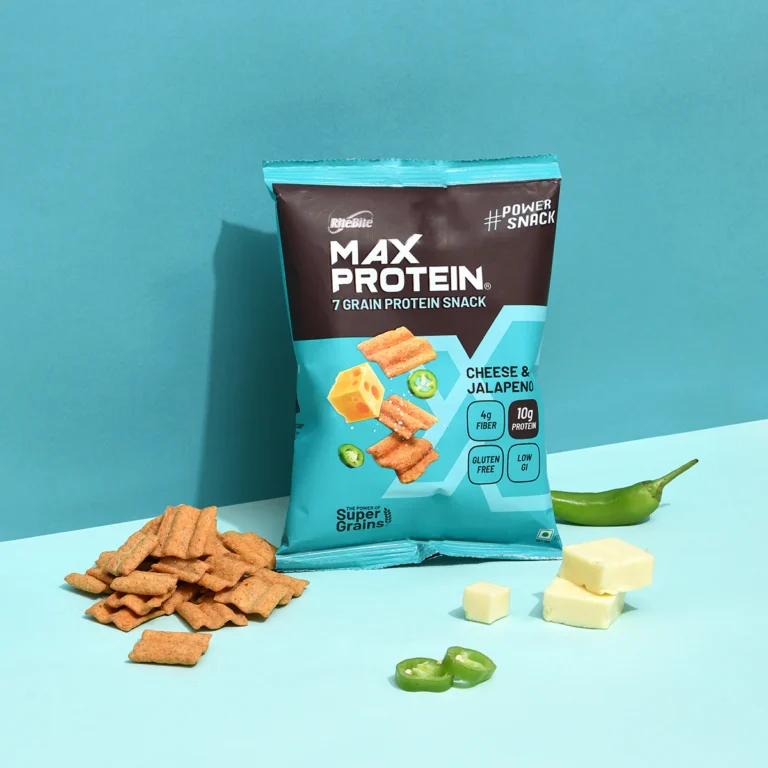 RiteBite Max Protein Chips - Cheese & Jalapeno - 60g