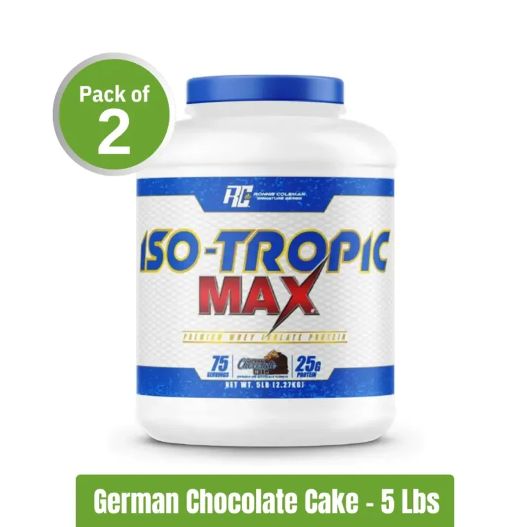 Ronnie Coleman Iso-Tropic Max Pack of 2 (5Lbs+5Lbs) - German Chocolate Cake