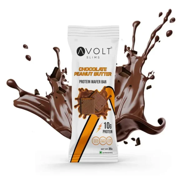 Avolt Slims Protein Wafer Bar - Chocolate Peanut Butter