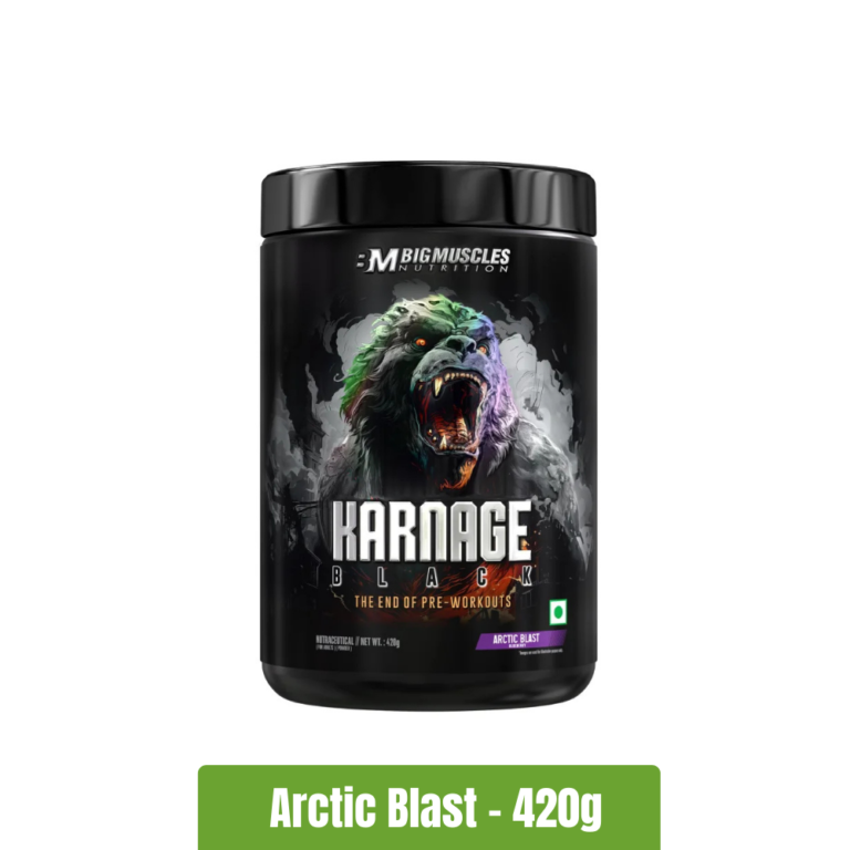 Bigmuscles Nutrition Karnage Black Pre-Workout _ 420g - Arctic Blast