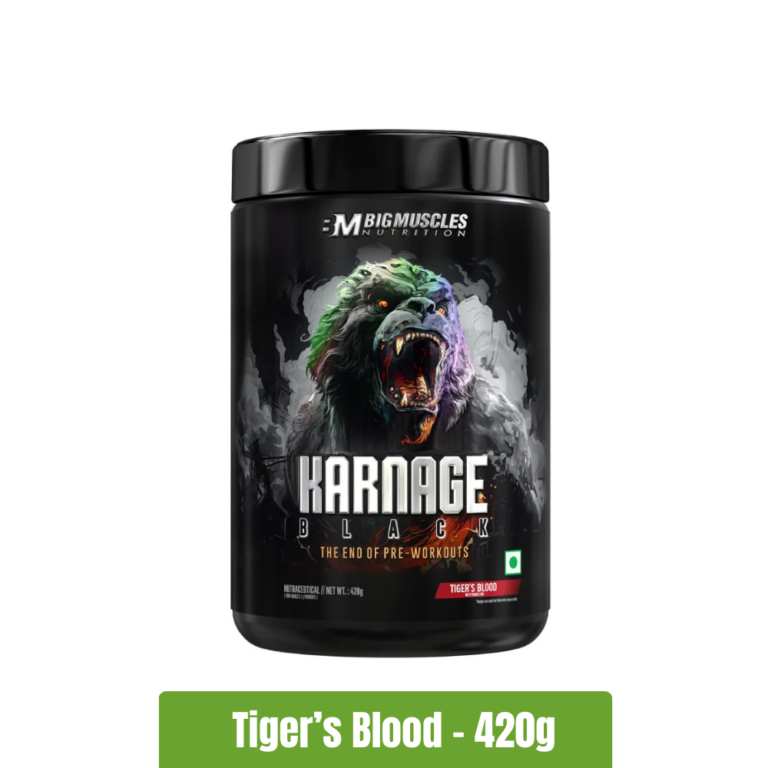 Bigmuscles Nutrition Karnage Black Pre-Workout _ 420g - Tiger’s Blood