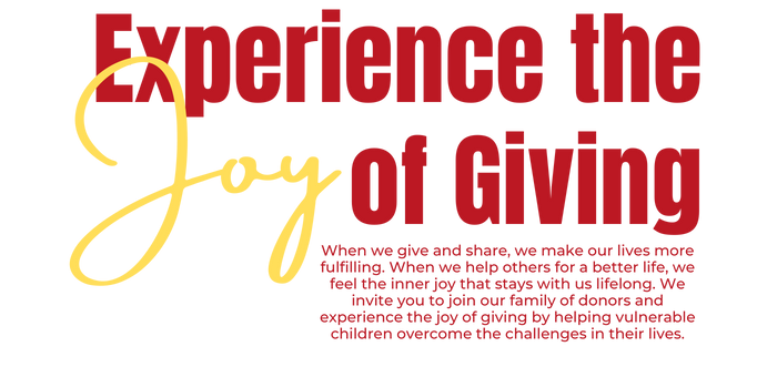 Experience the Joy of Giving