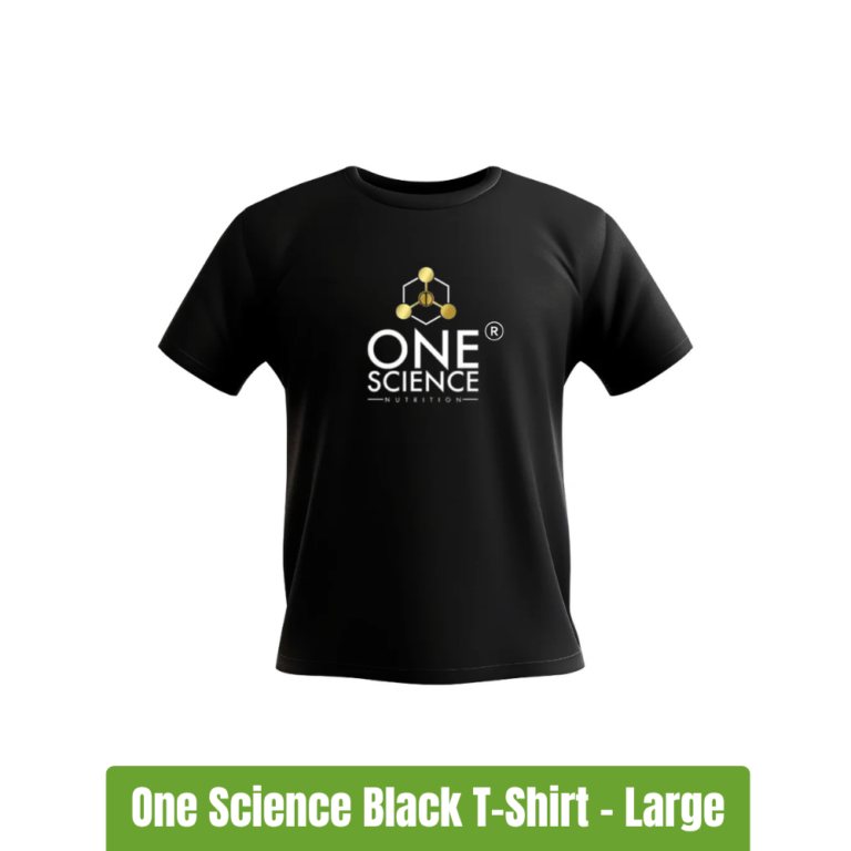 One Science Nutrition Black T-Shirt Large