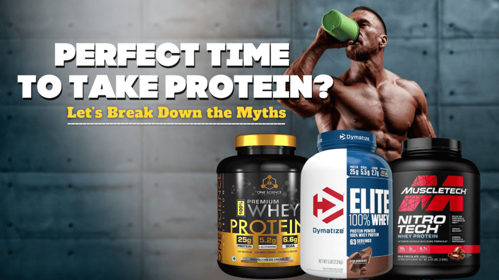 Perfect time to take protein